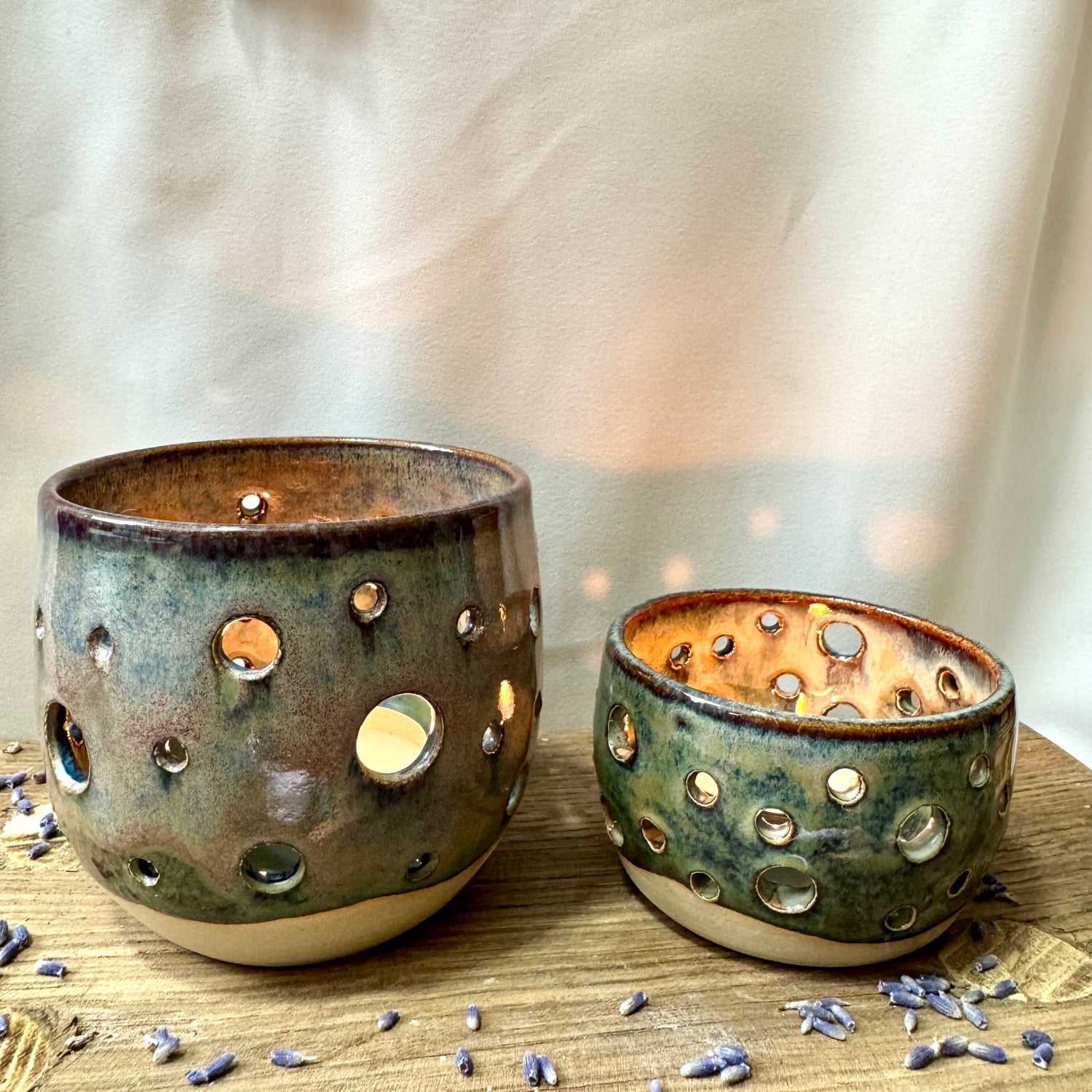 Windlichter und Teelichter