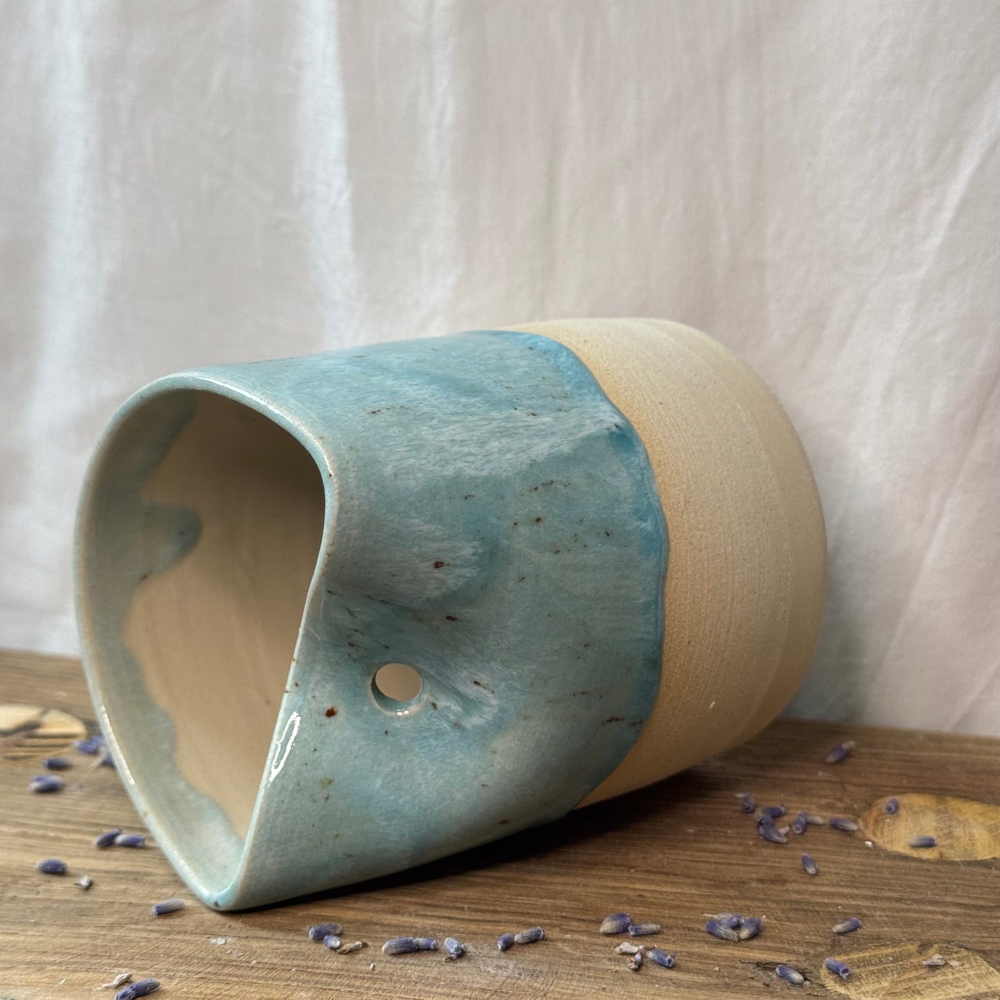 Becher Blue Lagoon heller Ton