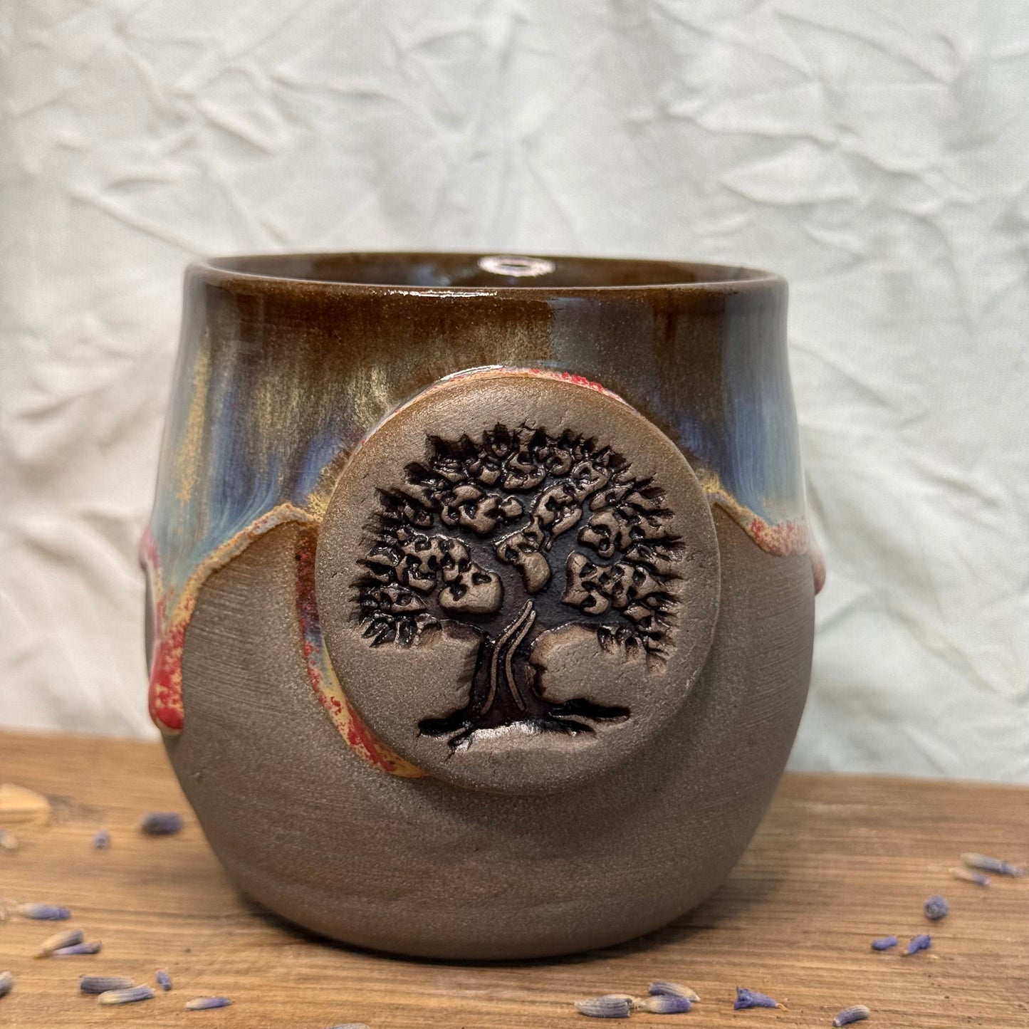 Magischer Becher Lebensbaum Auroa Glow