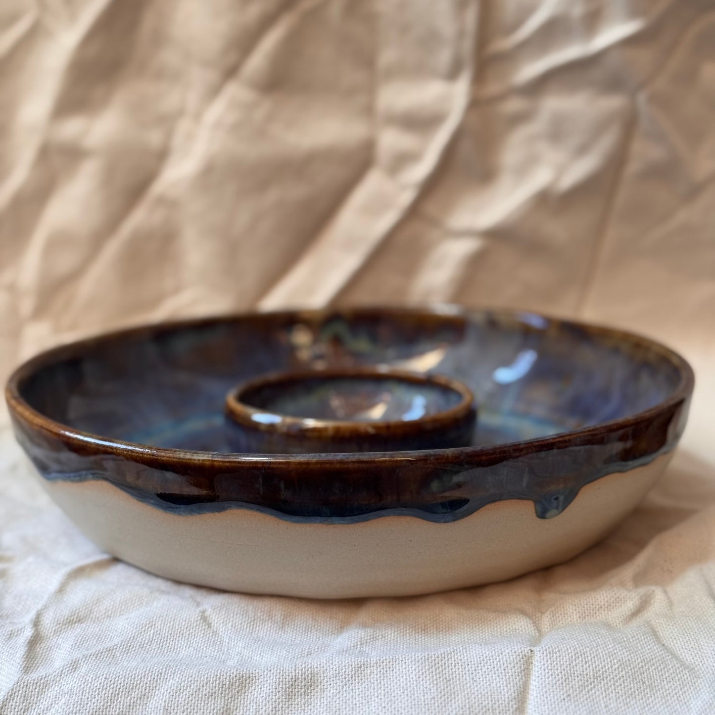 Chip&Dip Bowl Ocean Flow