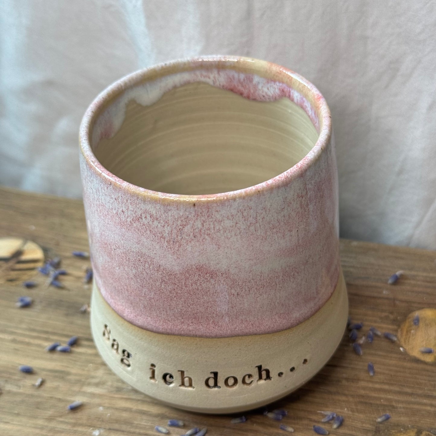 Becher „Sag ich doch“ Rosy Glow