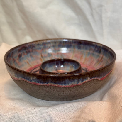 Chip& Dip Bowl Aurora Glow