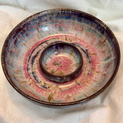 Chip& Dip Bowl Aurora Glow