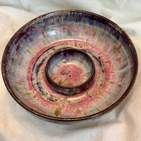 Chip& Dip Bowl Aurora Glow