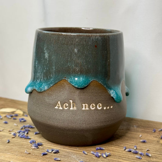 Becher „ Ach nee“ Blue Lagoon
