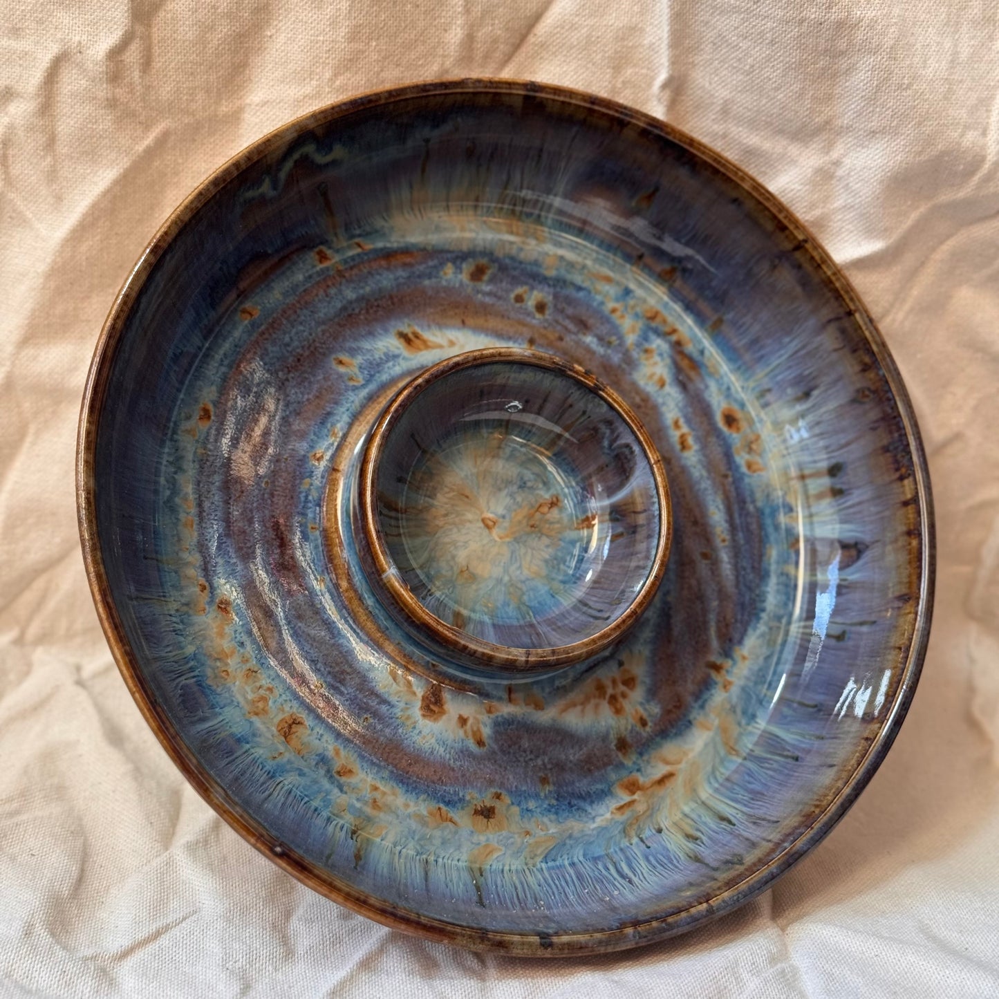 Chip&Dip Bowl Ocean Flow