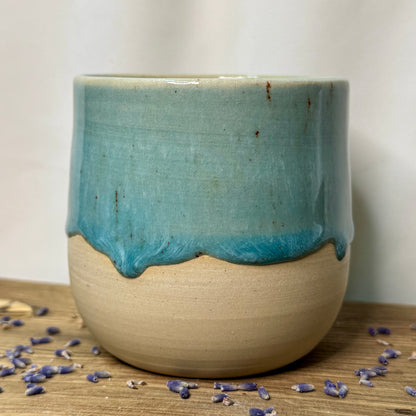 Becher Blue Lagoon heller Ton
